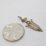 Sterling Silver Umbrella Charm Pendant Vintage c1970