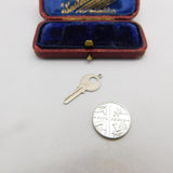 Sterling Silver Visitor Key Charm Pendant Vintage c1970