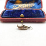 Sterling Silver Dutch Clog Charm Pendant Vintage c1970