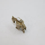 Sterling Silver Mule Carrying Baskets Charm Pendant Vintage c1970