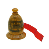 Victorian Mauchline Ware 'Brighton Hotel, Skegness' Tape Measure Antique c1880s