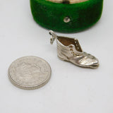Sterling Silver Old Boot Charm Pendant Vintage c1970