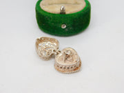 Sterling Silver Engagement Ring in the Box Charm Pendant Vintage c1970