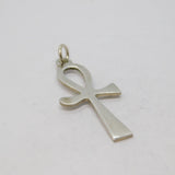 Sterling Silver Ankh Charm Pendant Vintage c1970