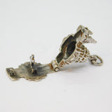 Sterling Silver Opening St Pauls Cathedral Charm Pendant Vintage c1970