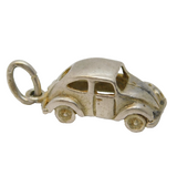 Sterling Silver Motor Car Charm Pendant Vintage c1970