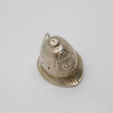 Sterling Silver Police Officer Helmet Charm Pendant Vintage c1970