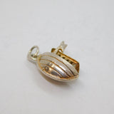 Sterling Silver Noah's Ark With Giraffes Novelty Charm Pendant Vintage c1970s