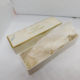 Edwardian Garrard & Co Ltd Card Jewellery Box White & Gilt Antique c1910