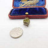 Sterling Silver Little Bucket Charm Pendant Vintage c1970