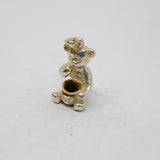 Sterling Silver Bear With Honey Pot Charm Pendant Vintage c1970