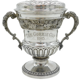 Edwardian Sterling Silver Greyhound Trophy Cup 'Corrie Cup' Antique London