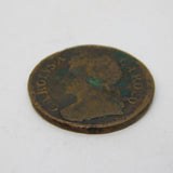 King Charles II Early Milled Farthing Coin Antique 1673 Fair Condition