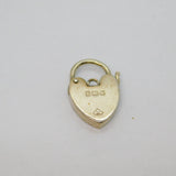 Sterling Silver Heart Lock Clasp Vintage 1986 Birmingham