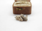 Sterling Silver Paddle Steam Boat Charm Pendant Vintage c1970