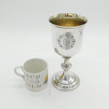 Victorian Sterling Silver 'IHS' Communion Chalice Antique 1859 London