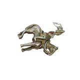 Sterling Silver Royal Horse Charm Pendant Vintage c1970