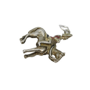 Sterling Silver Royal Horse Charm Pendant Vintage c1970