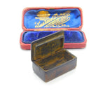 Georgian Small Papier Mache Snuff or Pill Box Antique c1800 Early