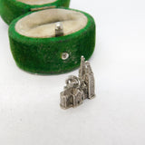 Sterling Silver Westminster Abbey Charm Pendant Vintage c1970