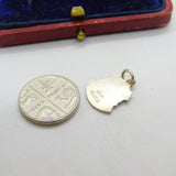 Sterling Silver and Enamel Bournemouth Travel Shield Charm Pendant Vintage c1970