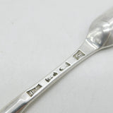 George II Sterling Silver Bone Marrow Scoop Antique 1758 London B. Cartwright