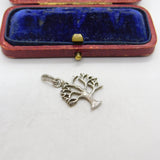 Sterling Silver Tree of Life Charm Pendant Vintage c1970