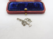 Sterling Silver Tree of Life Charm Pendant Vintage c1970