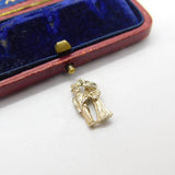 Sterling Silver Wedding Couple Bride and Groom Charm Pendant Vintage c1970
