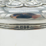 Victorian William Comyns Sterling Silver Cut Glass Vanity Jar Antique London