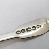 William IV Sterling Silver Crested Tea Caddy Spoon Antique 1835 London