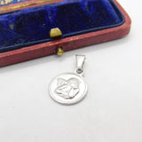 Sterling Silver Raphael's Cherub Charm Pendant Vintage c1970