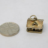 Sterling Silver Horn Player in the Chalet Charm Pendant Vintage c1970