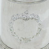 George I Britannia Silver Heraldic Christening Mug Tankard Antique 1717 London