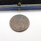 King William III Half-Penny Coin c1695 Very Worn Condition Antique