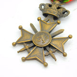 Belgium WW1 Period 1914-1918 War Cross with Palm Reverse Antique