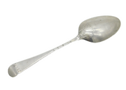 George II Sterling Silver Picture-Back Tablespoon Antique 1756 London