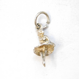 Sterling Silver Dancing Ballerina Charm Pendant Vintage c1970
