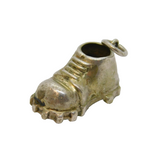 Sterling Silver Hiking Or Work Boot Charm Pendant Vintage c1970s