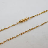 Victorian 9ct Rose Gold Cable Link Chain Necklace Antique c1890s