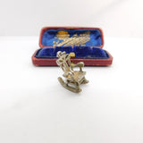 Sterling Silver Rocking Chair Charm Pendant Vintage c1970