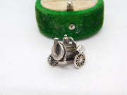 Sterling Silver Steam Engine Charm Pendant Vintage c1970