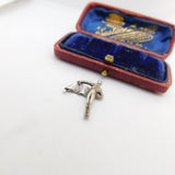 Sterling Silver Matador Charm Pendant Vintage c1970