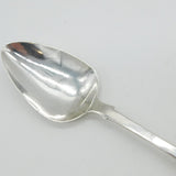 Irish George III Sterling Silver Double-Hallmarked Serving Spoon Antique Dublin