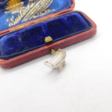 Sterling Silver Baby in the Pram Charm Pendant Vintage c1970