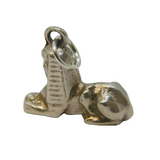 Sterling Silver Egyptian Sphinx Charm Pendant Vintage c1970s
