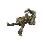 Sterling Silver Viking Warrior Charm Pendant Vintage c1970