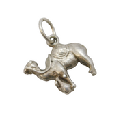 Sterling Silver Eastern Camel Charm Pendant Vintage c1970s