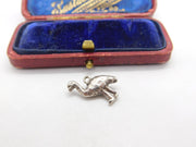Sterling Silver Ostrich Bird Charm Pendant Vintage c1970