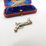 Sterling Silver Blunderbuss Gun Charm Pendant Vintage c1970